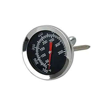 

Stainless Steel Oven Thermometer BBQ Smoker Grill Temperature Gauge 50~350℃, 100 to 700℉