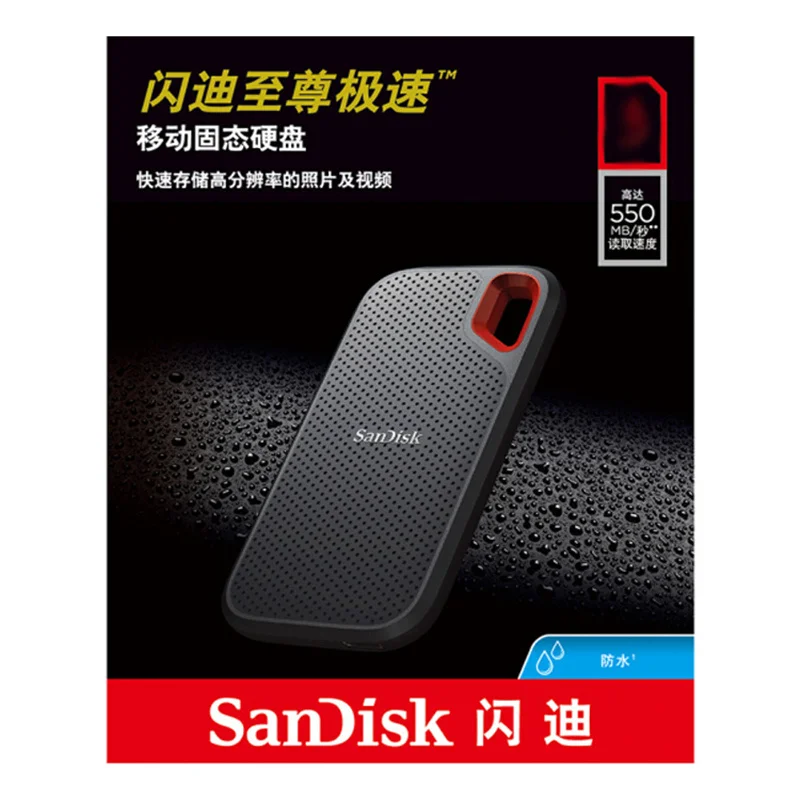Sandisk внешний SSD 250 ГБ 500 1 ТБ Usb 3,1 Тип-C внешний твердотельный диск 550 м/с Портативный жесткий диск disco duro ssd E60