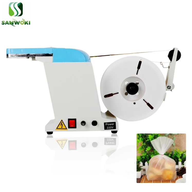 Automatic Toast bag seal packing machine gold wire Twist Tie Machine