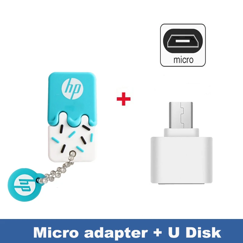 V178 blue OTG hp Memory Stick 16 ГБ 32 ГБ 64 Гб дропшиппинг USB флэш-накопитель водонепроницаемый силиконовый милый Кле USB2.0 Флешка 32 г - Цвет: V178 blue OTG