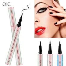 QIC 36H очень тонкая жидкая Водонепроницаемая подводка для глаз Подводка для глаз карандаш черный стойкий устойчивый к поту не цветущий макияж для женщин
