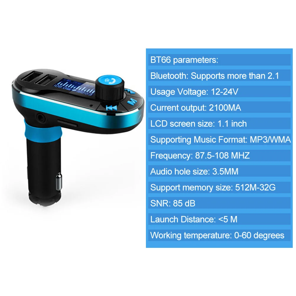 Горячая Bluetooth автомобильный комплект MP3-плеер fm-передатчик авто Bluetooth AUX беспроводной автомобильный радиомодулятор 2 USB Автомобильное зарядное устройство дистанционное управление