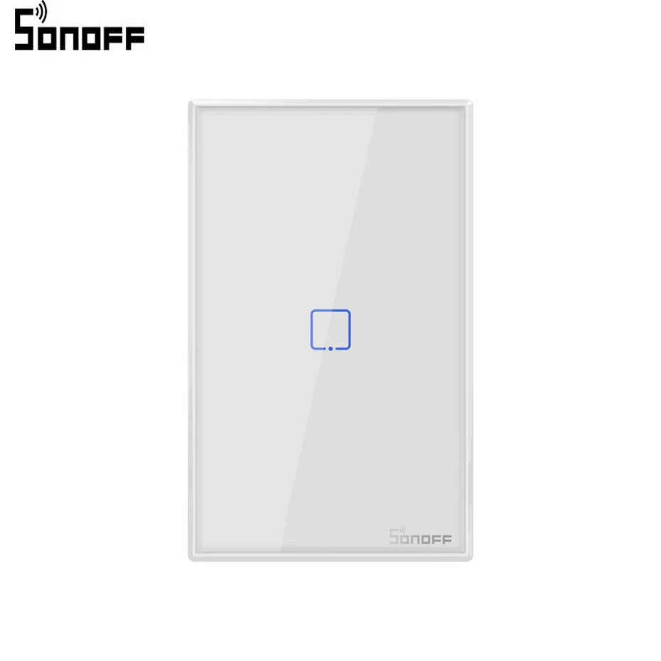 Sonoff WiFi Smart Switch T0 US EU 1 2 3 банда настенная сенсорная панель беспроводной пульт дистанционного управления умный дом контроллер Alexa Google Home