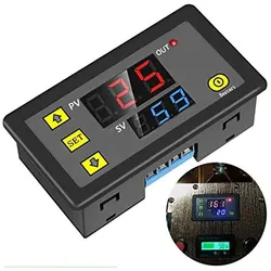 Minuterie relais DC 12V 20A numérique Programmable, Module de commutation de retardement de Cycle de temps 1500W 220V 110V, commande marche arrêt 0 999 seconde minute 