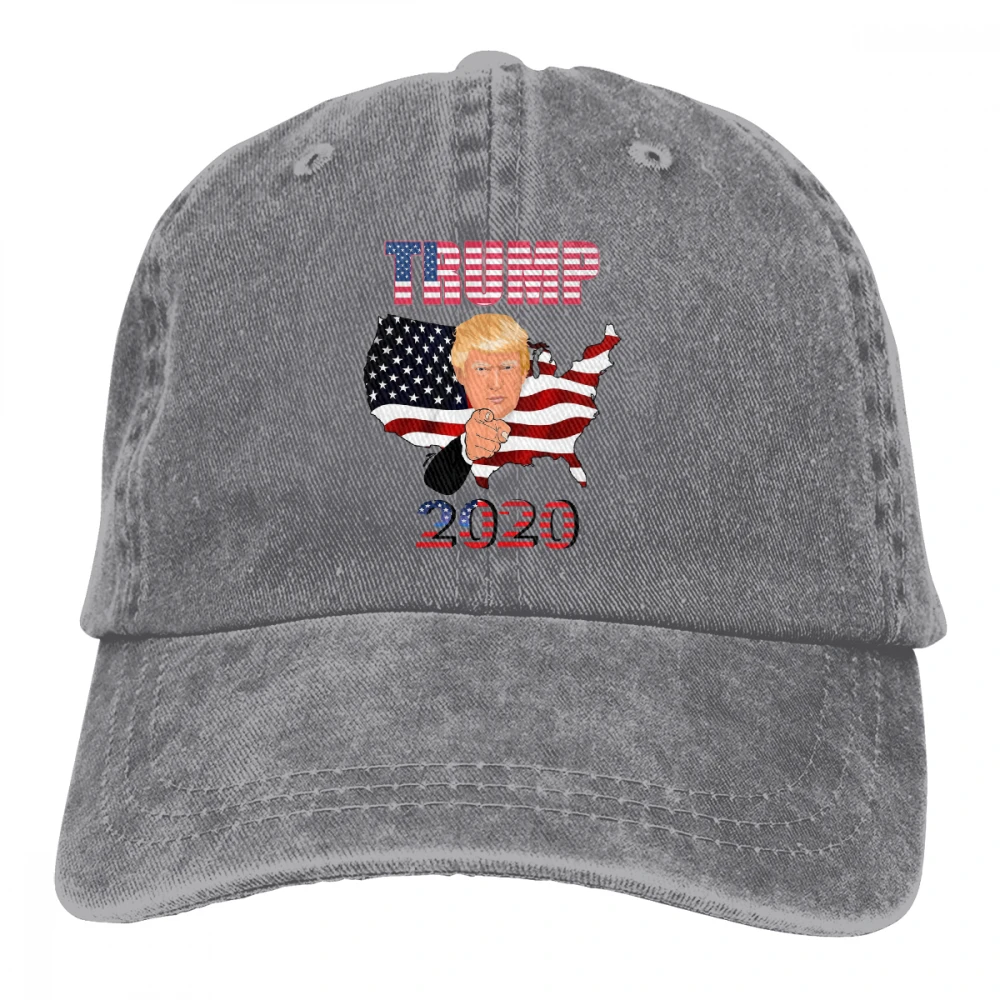 Trump для President Casquette глубокий Хизер унисекс Мужские Женские джинсовые бейсболка с ремешком кепки Регулируемый Гольф папа шляпа