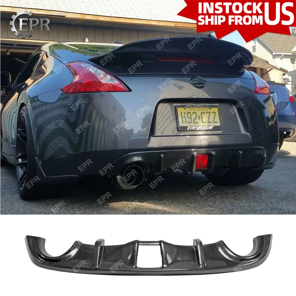 Задний диффузор для Nissan 370Z Z34 автомобильные OEM бамперы из углеродного волокна