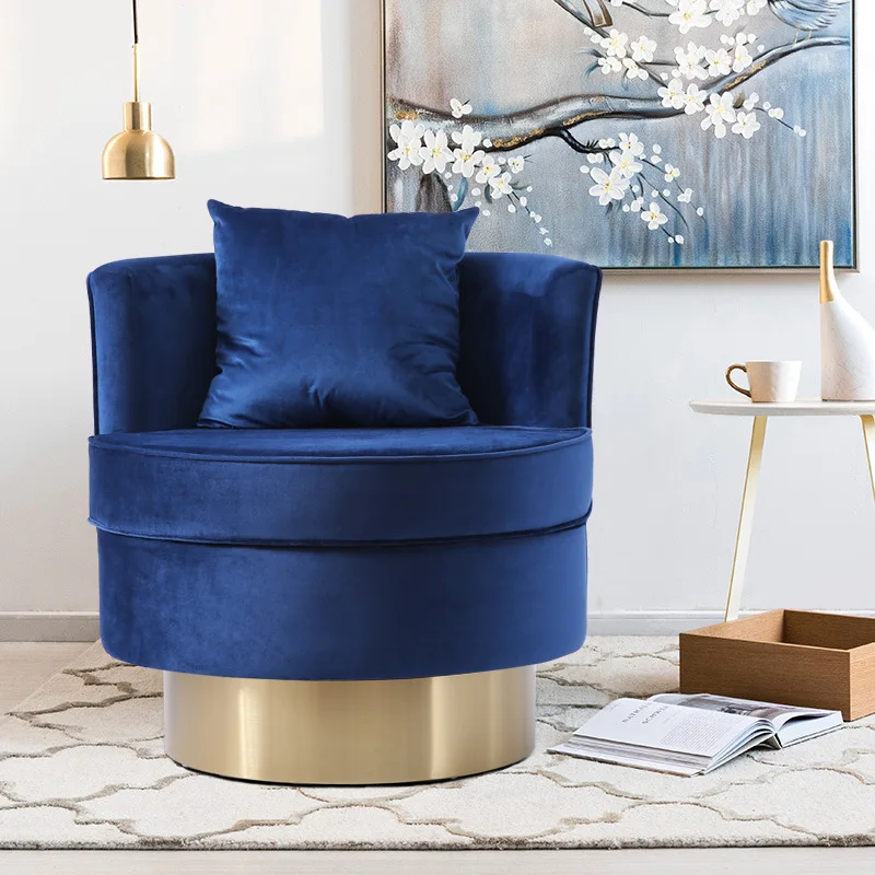 

Northern European-Style Light Luxury Leisure Sofa Creative Living Room Sofa Chair Bedroom Lazy Simple Post-modern Single Person