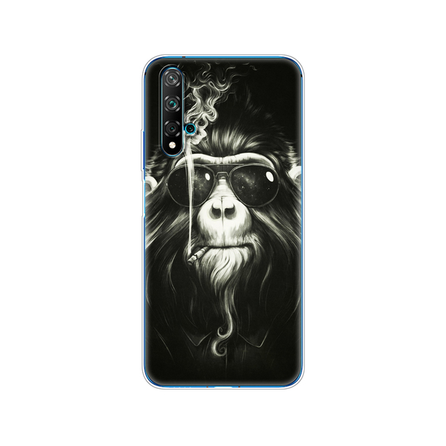 For Huawei Nova 5T Case Soft TPU Back Silicon Phone Cover For Nova5T 5 T YAL-L21 6.26'' Fundas Coque Bumper Skin shockproof
