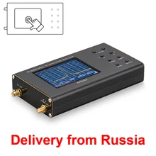 Explorador portátil SSA-TG r2 do espectro de arinst do analisador do espectro do rf com o gerador de seguimento 6.2 ghz com tela sensível ao toque