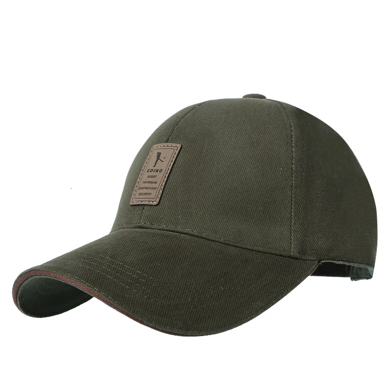 army green JETU 1 шт Женская бейсболка Мужская Регулируемая парусиновая Повседневная шапка для отдыха одноцветная модная Снэпбэк шапка на лето и осень - Цвет: army green