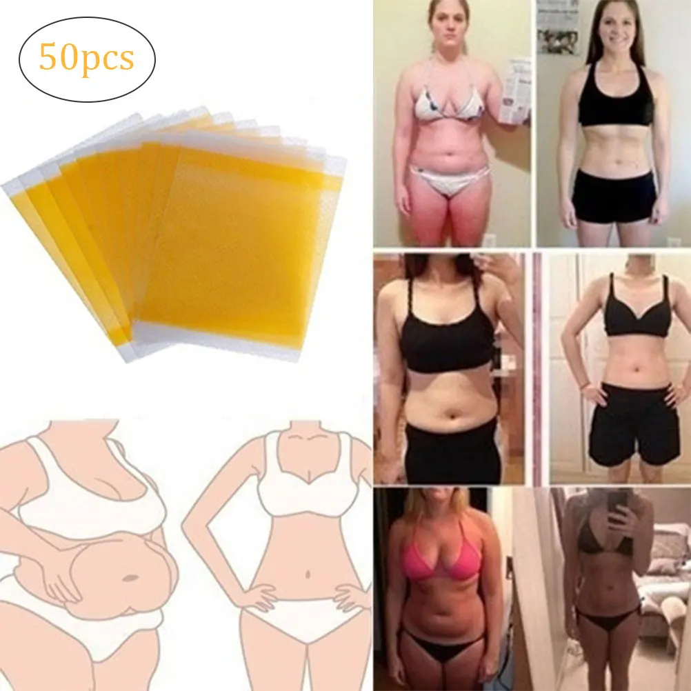 

50pcs Body Slimming Patch Slim Stickers Weight Loss Burning Fat Plaster Slimming Fat Burning Navel Stick