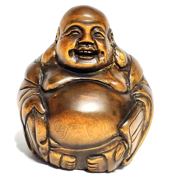 

Y7071 - 2 " Hand Carved Boxwood Netsuke Carving : Buddha Home Decor