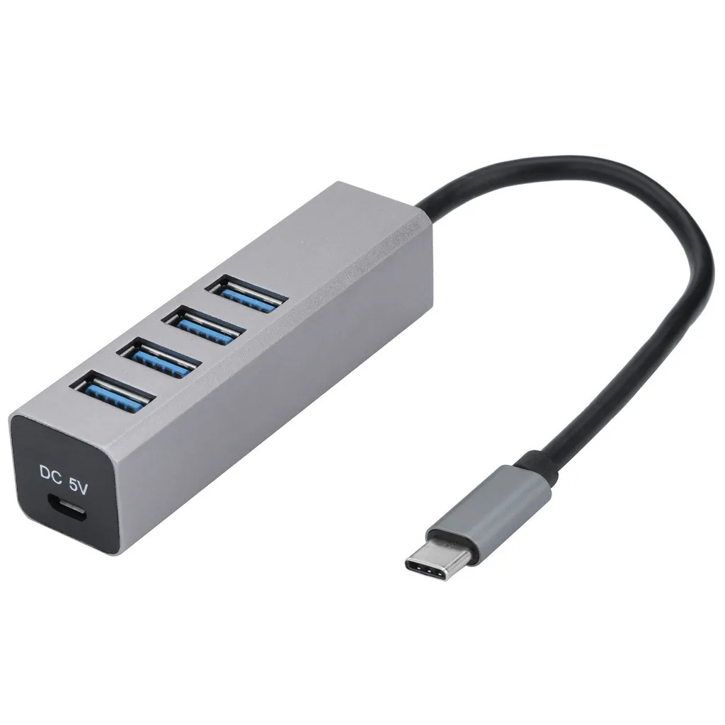 CARPRIE USB коммутатор USB C концентратор 4 USB 3,0 порты и type C порт SuperSpeed с микро USB адаптеры планшетный ПК телефон USB Hubs-L930