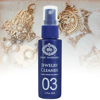 

1/2/3pcs 50ml Jewelry Cleaner Jewelry Gold Watch Diamond Ring Cleaning Spray BJStore