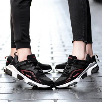 

2020 Couple Casual Shoes Men Sneakers for Men Rubber Comfortable Outdoor Couple Fashion Sneaker Flats Shoes Zapatillas Mujer