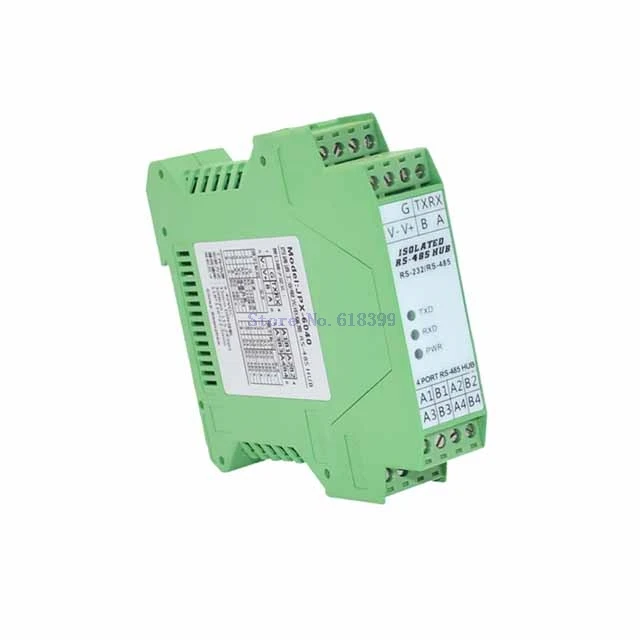 

A19-- 4-port optical isolation 485 hub 1 way RS232 to 4 way RS485 industrial grade HUB rail type