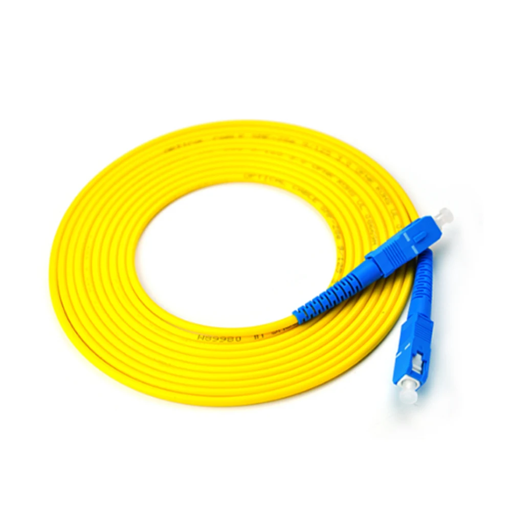 

3 M Stable Accessories Patch Cable High Compatibility Fiber Optic SC-SC Data Low Loss Transmission Multifunction Single Mode