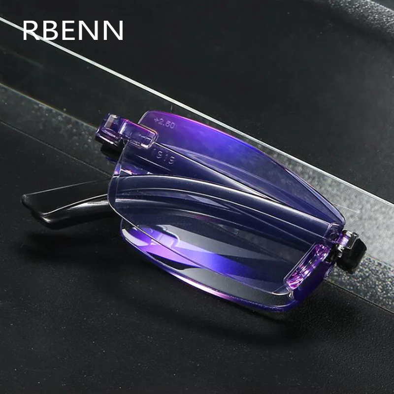 Очки для чтения без оправы RBENN новинка 2020 модные ультралегкие пресбиопические