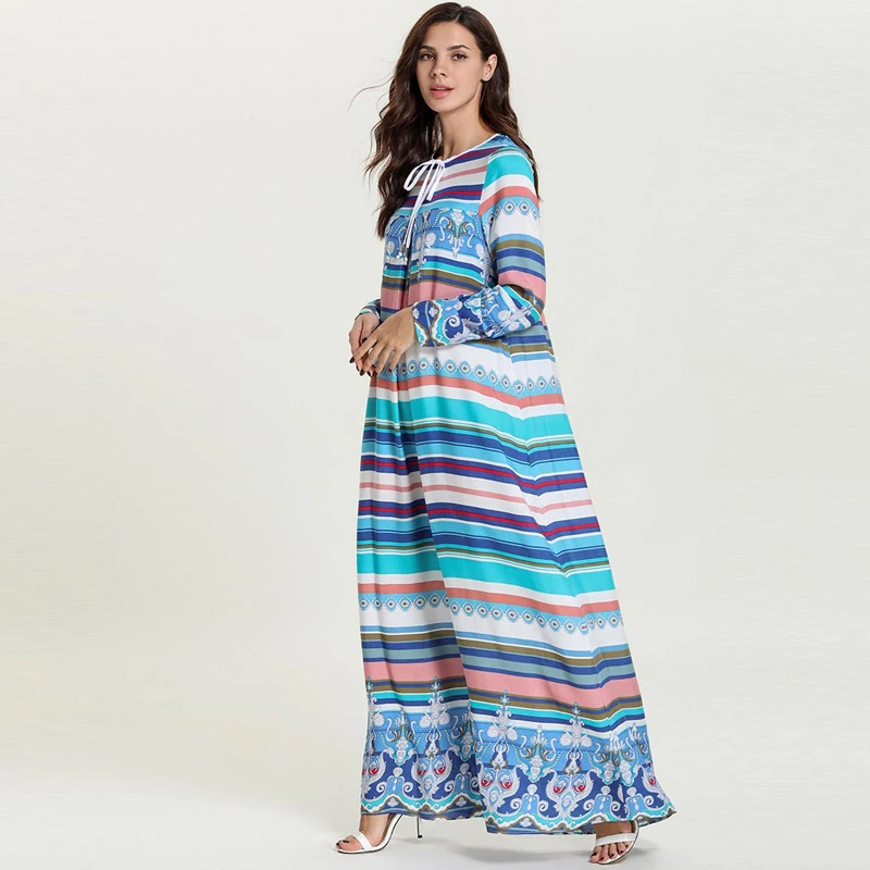 Vestidos кафтан халат абайя Дубай исламский арабский мусульманское платье для женщин Турция Кафтан Marocain ИД платья Хиджаб Рамадан Elbise