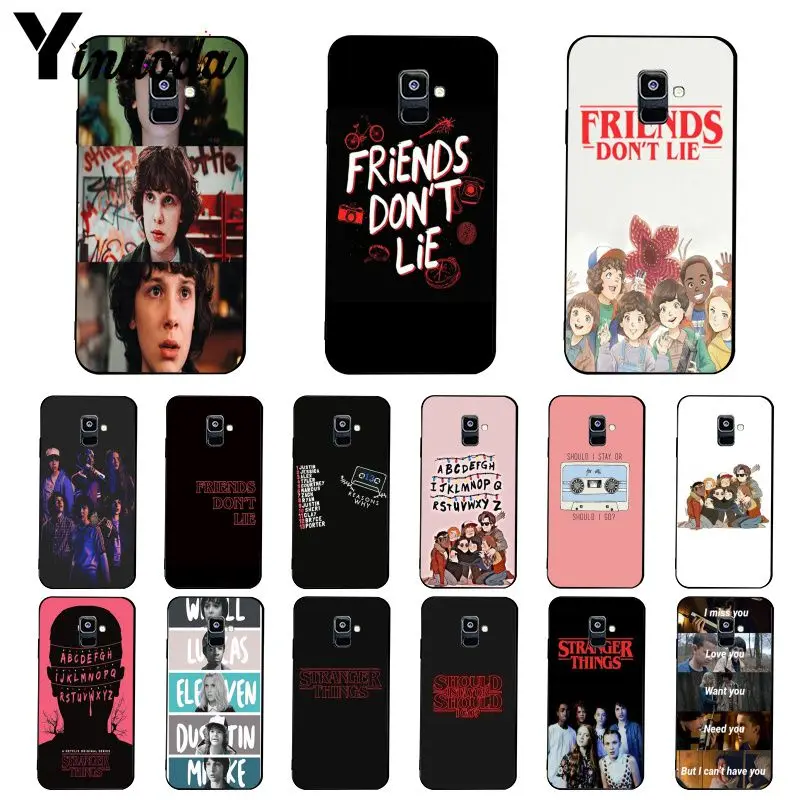 Yinuoda should stay Stranger Things Phone Case For Samsung Galaxy A7 A50 A70 A40 A20 A30 A8 A6 Plus A9 2018 A51 A71 | Мобильные