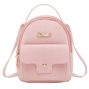 

New Designer Fashion Women Backpack Mini Soft Touch Multi-Function Small Backpack Female Ladies Shoulder Bag Girl Purse #20
