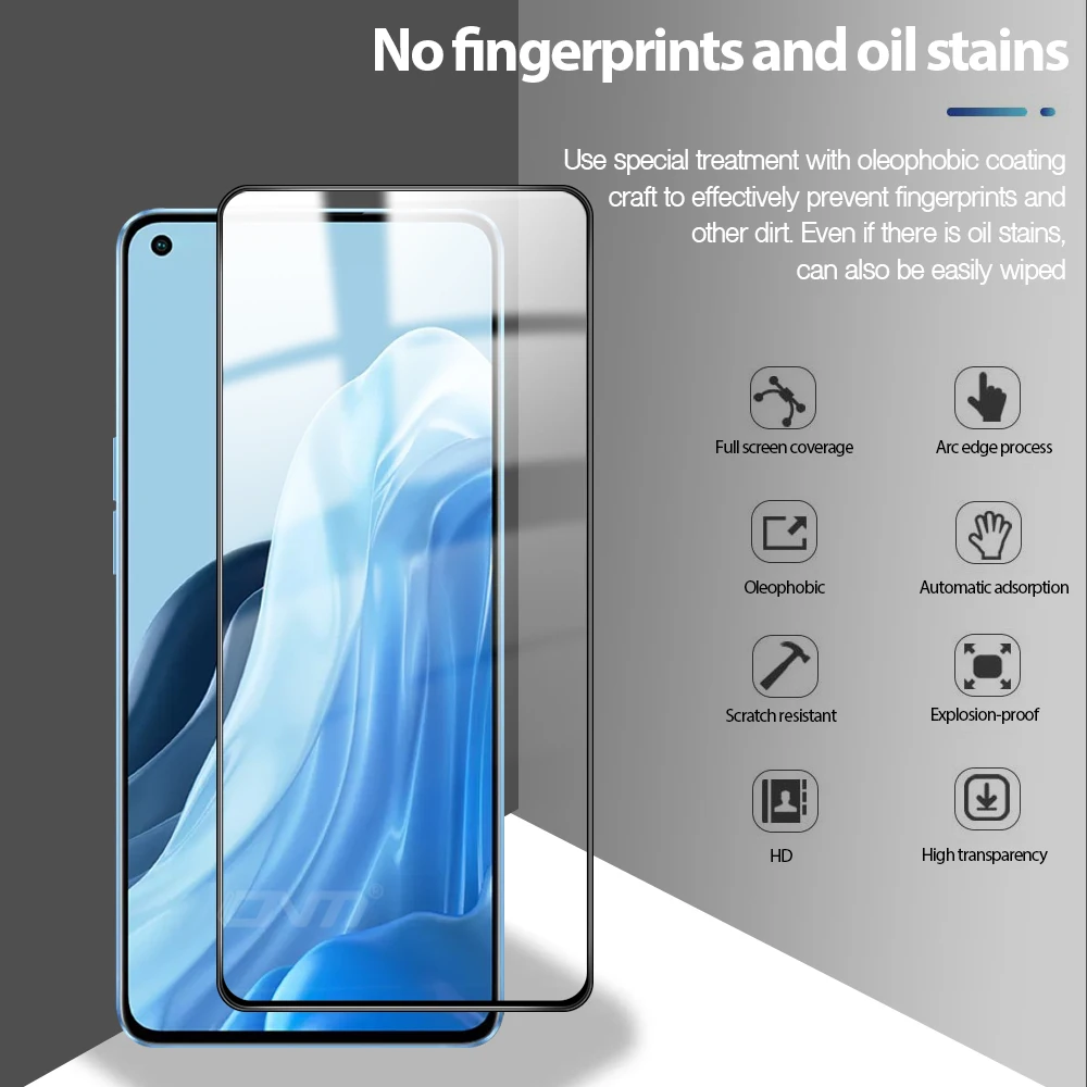 cell phone screen protector 9D Tempered Glass Screen Protector For OPPO Reno4 Reno7 Pro SE Scratch resistant Full Cover Protective film for Reno 4 7 Pro SE phone screen guard