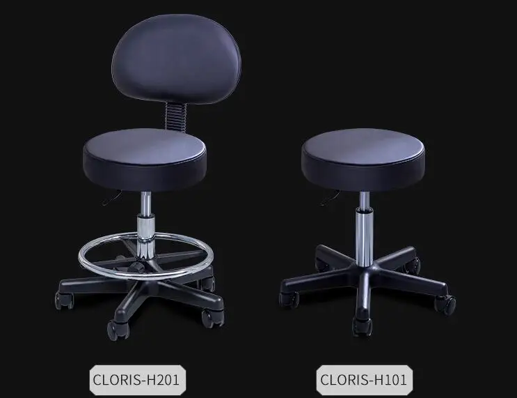 Rotary lift chair beauty salon operation office round stool barber shop pulley big work chair beauty stool