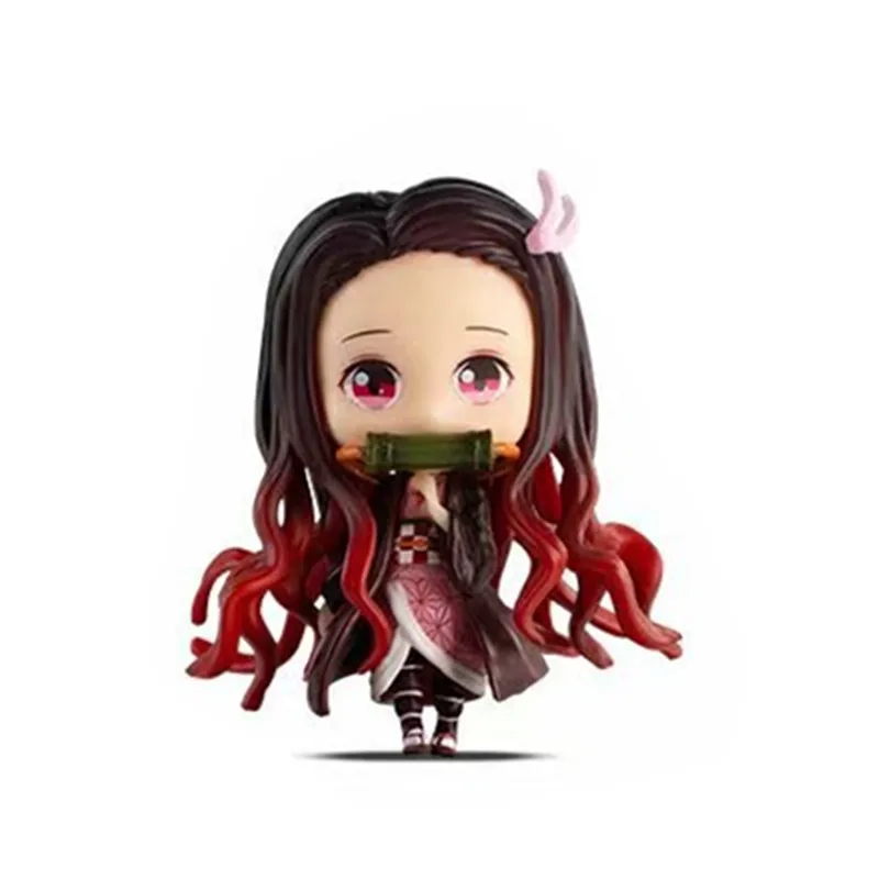 Аниме Фигурка модель демон убийца Kimetsu No Yaiba Q Posket Kamado Tanjirou Kamado Nezuko Agatsuma Zenitsu Фигурки игрушки - Цвет: Светло-желтый