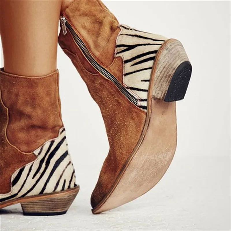 HEFLASHOR/Женская обувь; коллекция года; модные пикантные ботильоны с острым носком и леопардовым принтом; женские ботинки на высоком каблуке без застежки с глубоким v-образным вырезом; женская обувь