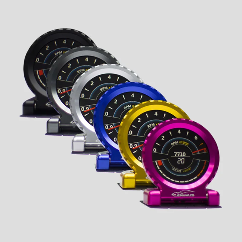 Дополнительно 6 цветов i-Round lcd гоночный манометр 13 в 1 P& P OBD RPM турбо Вода Воздух Масло g-значение скорость подходит для всех автомобилей