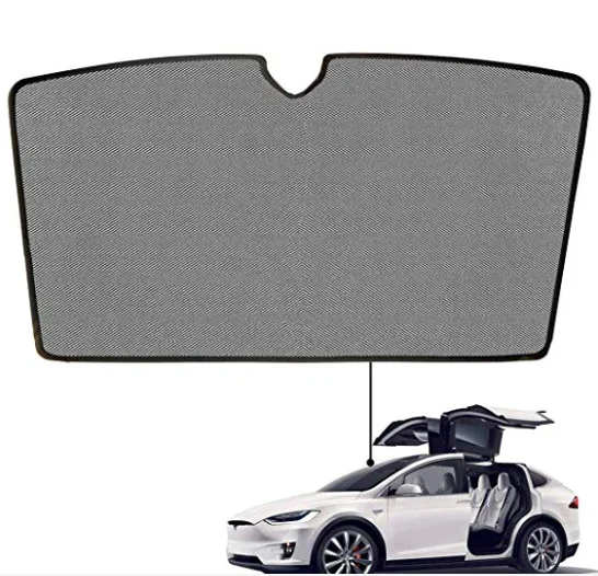 

Suitable for Tesla Model X Front Skylight Flanking Sunshade College Style Curtain Car Skylight College Style
