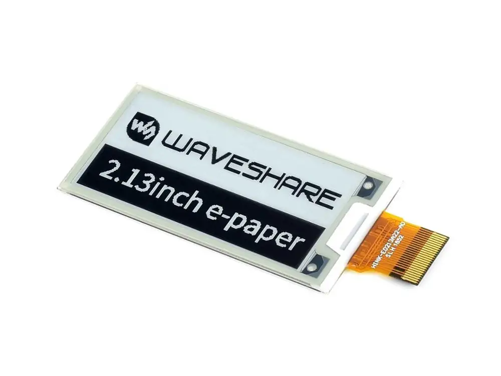 2,13 дюйма e-бумага 212x104 трехцветная, SPI интерфейс, без печатной платы для полки этикетки, промышленный инструмент
