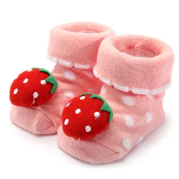 

Cotton Lovely Cute Baby Socks Shoes 1 Pair Newborn Baby Anti Slip Character Slippers Boots Boy Girl Unisex Skid Socks 0-18 Month