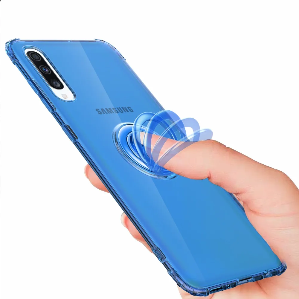 100 шт./лот, чехол из ТПУ для samsung Galaxy A10/M10 A20/A30 A50 A70, прозрачный чехол