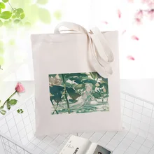 Зеленая серия сумки вместительная сумка для покупок сумка на заказ Печать текстовый логотип DIY ежедневное использование эко экологическая многоразовая утилизация холст