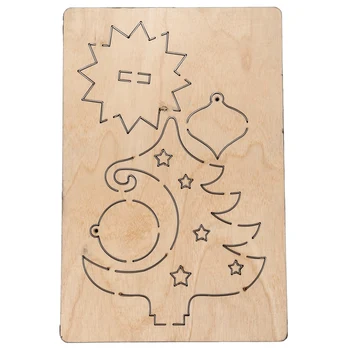 

Christmas Tree-6 DIY Wooden Mould Cutting Dies for Scrapbooking Thickness