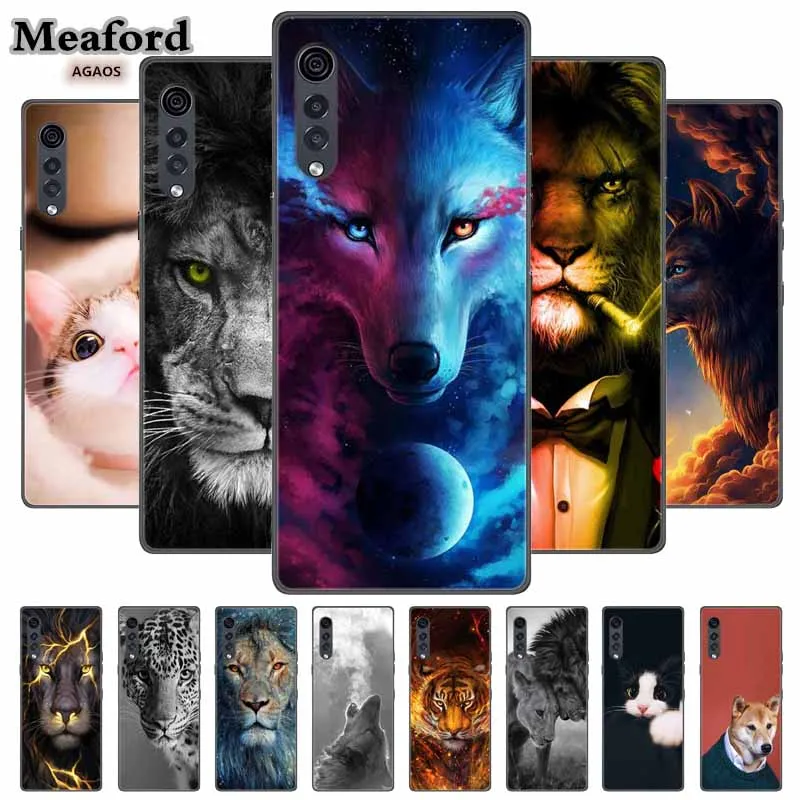 Per Lg Custodia In Velluto Custodia Morbida In Silicone Tpu Per Lg Custodia In Velluto 5G Lm-G900 Custodia Per Animali Di Lusso Per Lg Velluto Funda L
