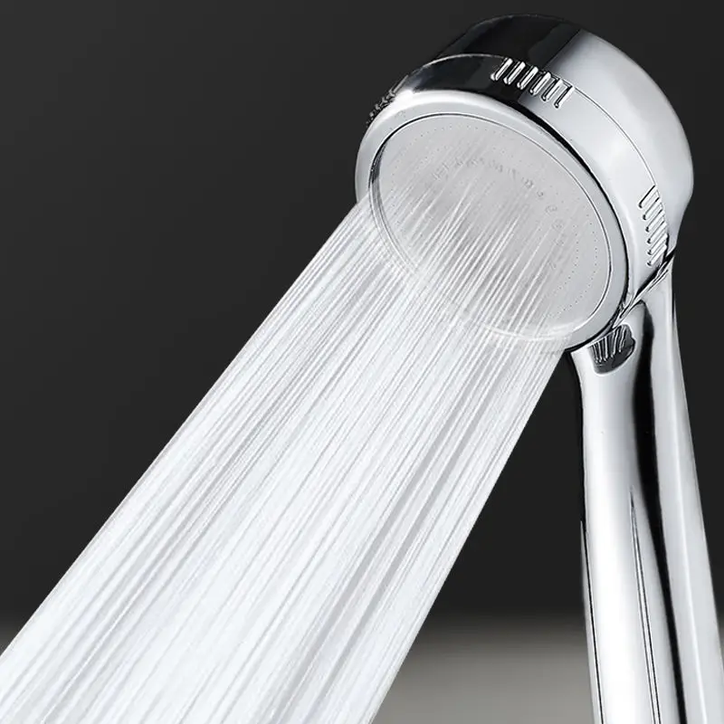 

Bath High Pressure Shower Head Water Saving Rainfall with ABS Chrome Holder Shower Spray Nozzle Filter Bathroom Accessories