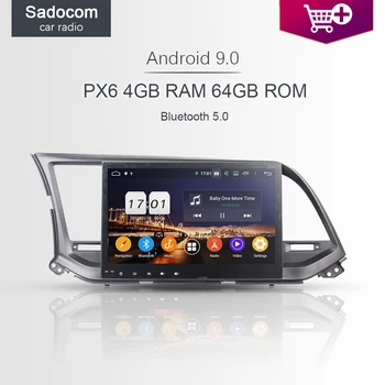 

PX6 10.1" 2 din Android 10.0 car radio 5.0 For Hyundai Elantra 2016 2017 6Core 4GB RAM Car DVD Player GPS Glonass autoradio wifi