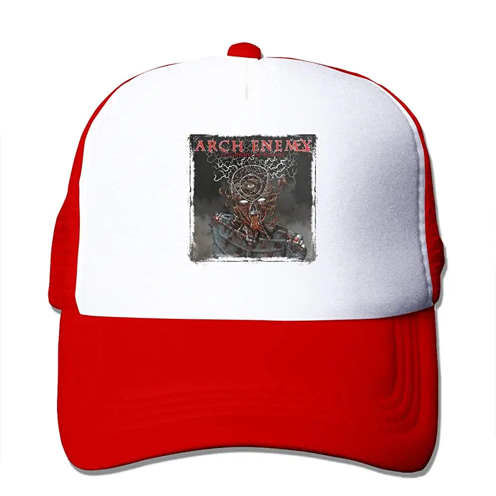 Arch Enemy-Covered in Blood милый логотип музыкальной группы Дальнобойщик шляпа бейсбольная Кепка сетка Кепка черная для подростков и взрослых