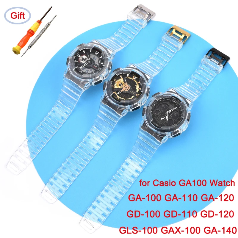 Ремешок для часов чехол Casio G-SHOCK Женский модифицированный ремешок GAX100 GA100 120 GLS100