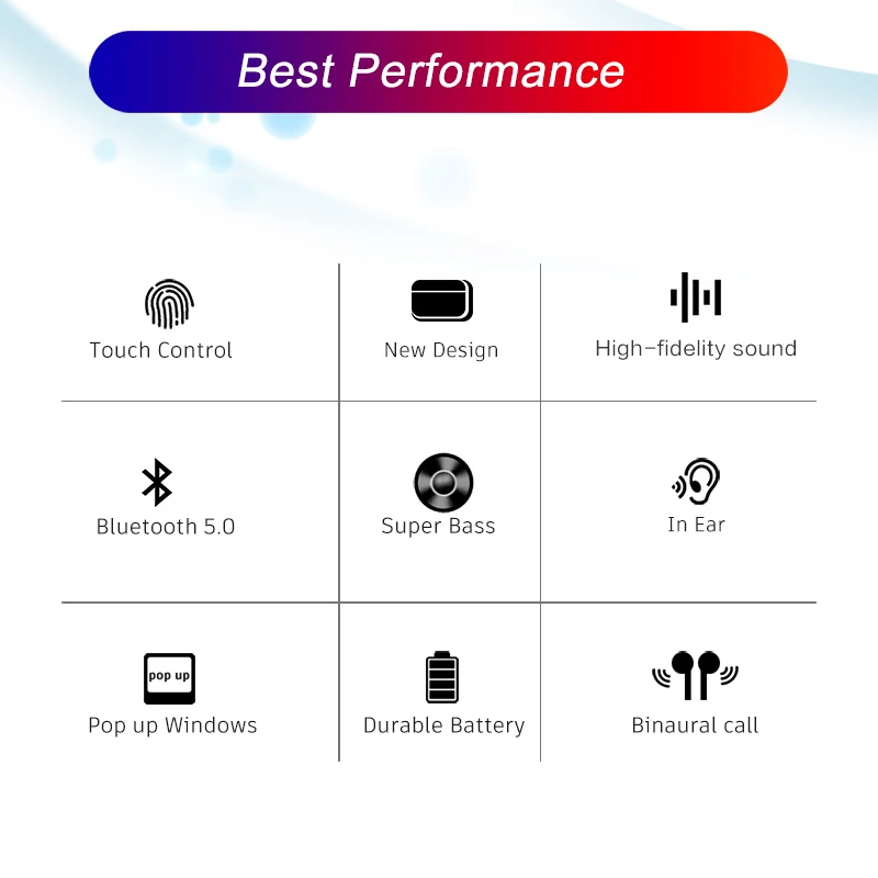 Airpodding Pro 3 Bluetooth Earphone TWS Wireless Headphones HiFi Music Earbuds Sports Gaming Headset For IOS Android Phone
