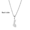 Suomen Tasavalta Map Pendant Necklaces for Women Suomi Finland Maps Chain Jewelry 3