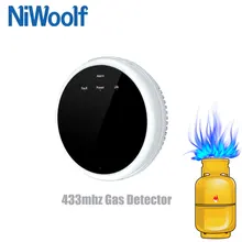 Détecteur de fuite de gaz naturel, 433MHZ, Propane, Butane, carburant, capteur d'alarme de sécurité domestique