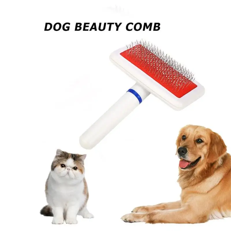 Peine de aseo para Mascotas, cepillo para quitar el pelo de Perros y gatos, bolsa de aire