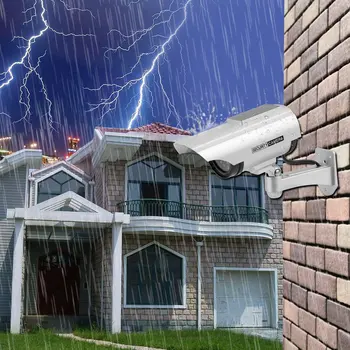 

Rain-Proof Home Office Monitor Security Guard Simulation Surveillance Camera Outdoor Indoor Solar Energy Dummy IR Camera