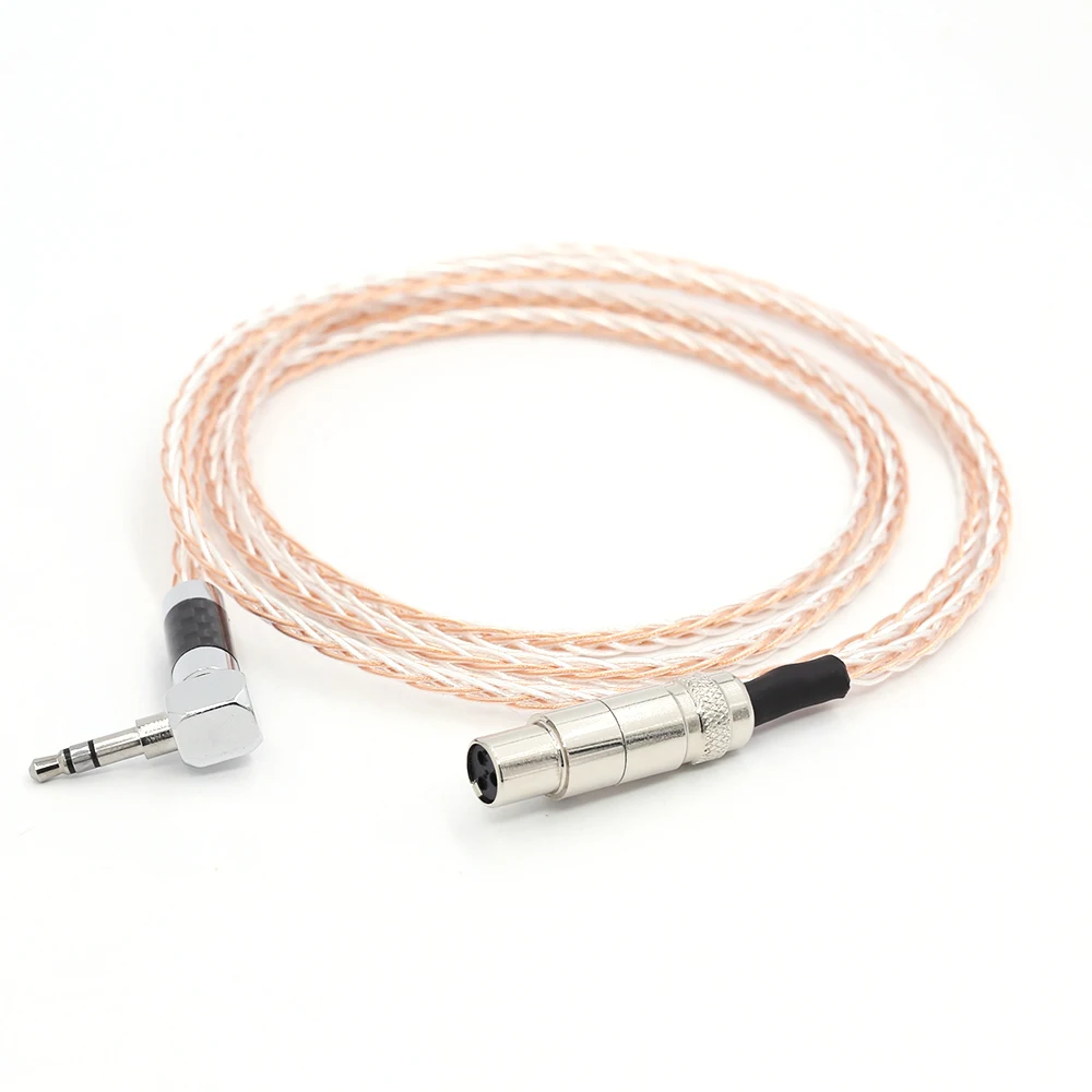 

3,5 мм родиевый разъем из углеродного волокна для XLR female plug hifi OCC AUX cable