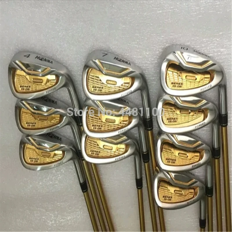 Мужской Гольф-клуб полный набор Honma Bere S-06 Четырехзвездочный гольф-клуб набор(14) без мешка для гольфа графитовый Вал