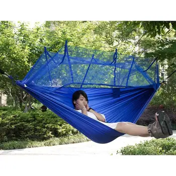 

Hammock Parachute Cloth With Mosquito Net Lightweight And Breathable Outdoor Camping Aerial Tent Swing
