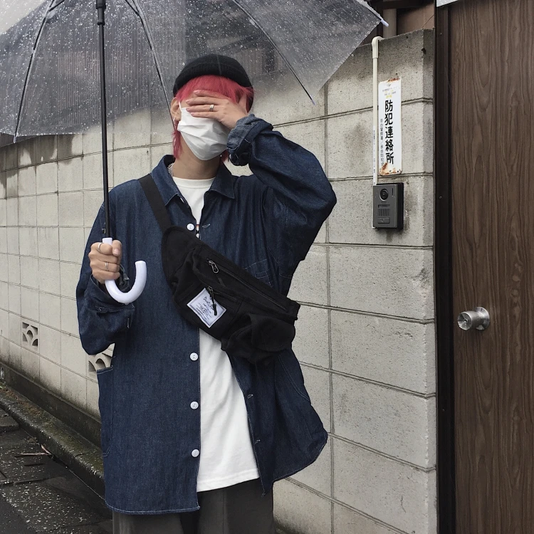 Harajuku стиль уличная поясная сумка женская нагрудная сумка из текстиля для мужчин повседневная сумка через плечо Студенческая хип хоп Уличная грудь поясная сумка